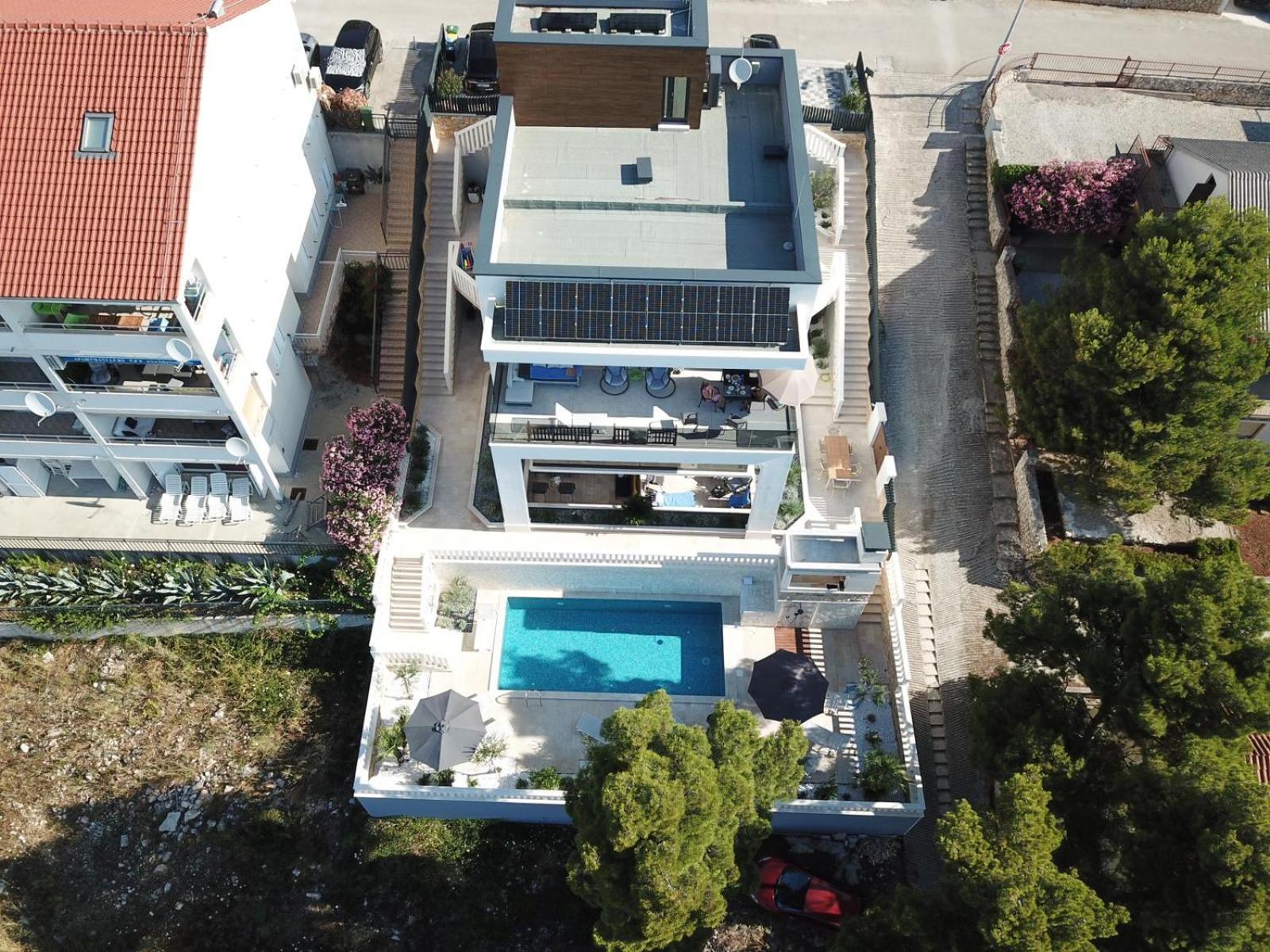 Luxury Beachfront Villa Carlisa Čiovo Eksteriør bilde